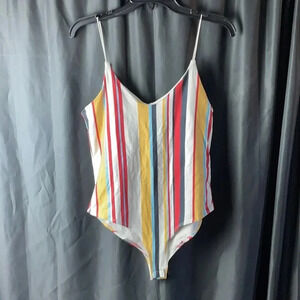 Stripped‎ gaze Bodysuit L